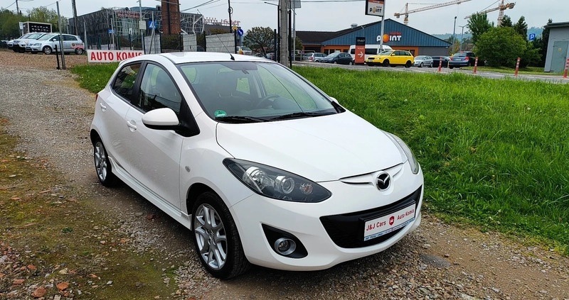 Mazda 2 cena 28999 przebieg: 81500, rok produkcji 2012 z Wieliczka małe 379